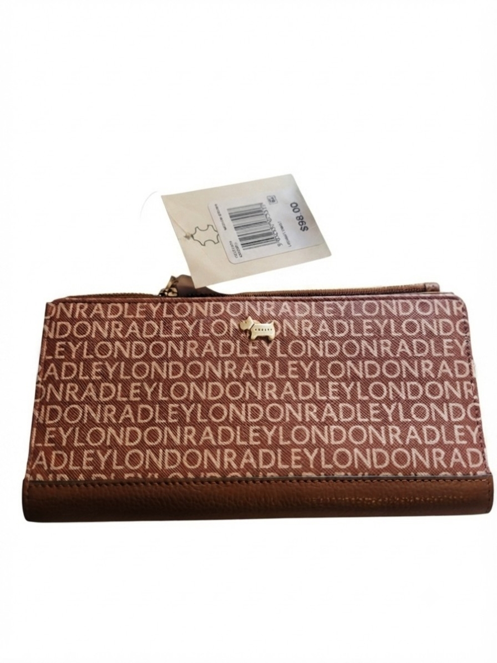 Radley London Signature Zip Wallet in Brown